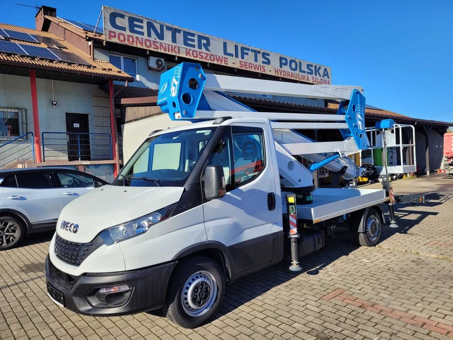 iveco zwyżka podnośnik koszowy 27 m multitel cmc tb260 socage renault