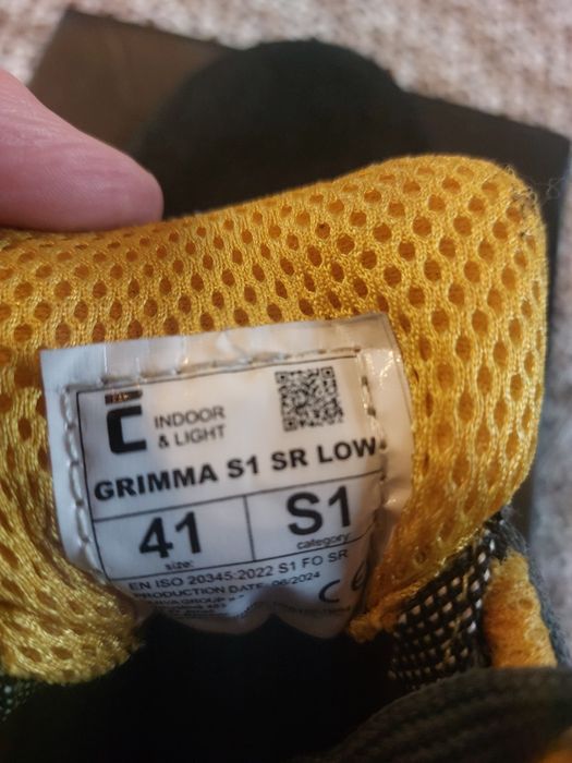 Wygodne zamszowe robocze półbuty  GRIMMA S1 SR  Cerva 41