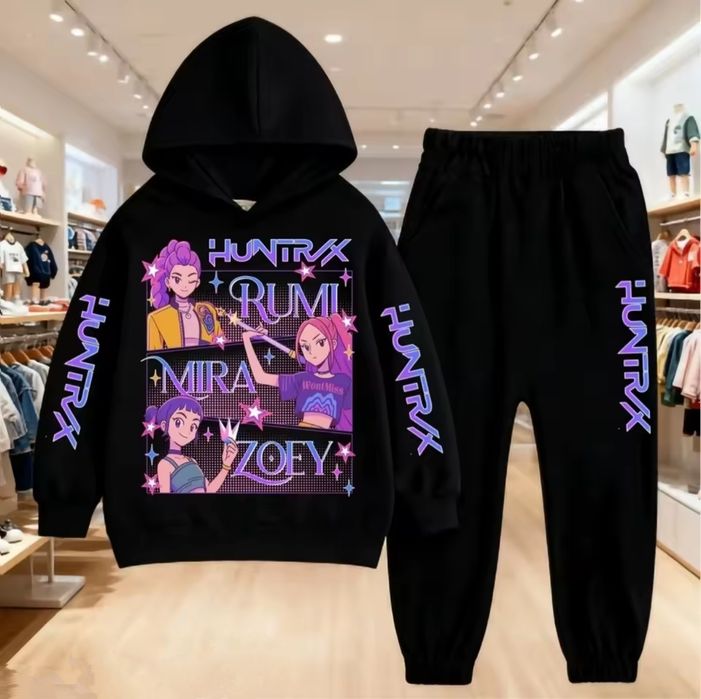 Dres demon Hunter huntrix HUNTRX Rumi mira łowczynie kompet dresowy de