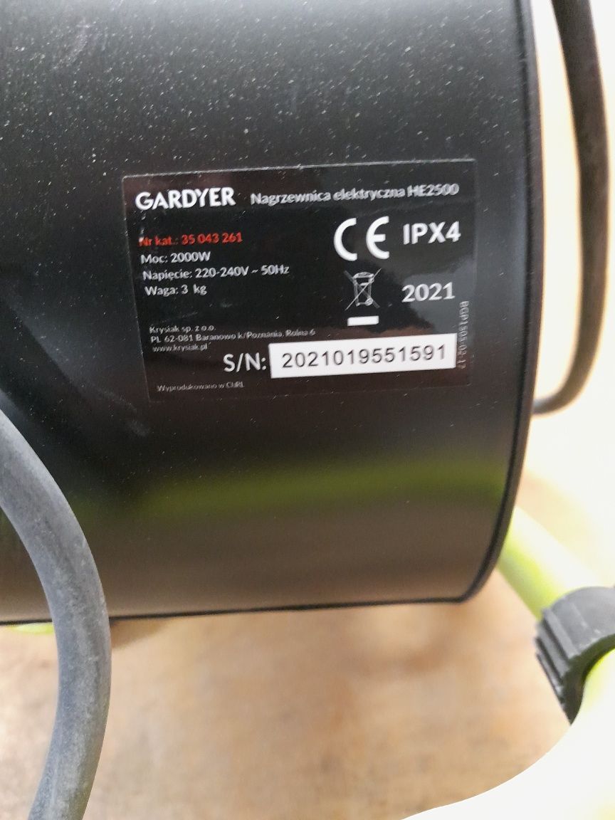Gardyer nagrzewnica elektryczna