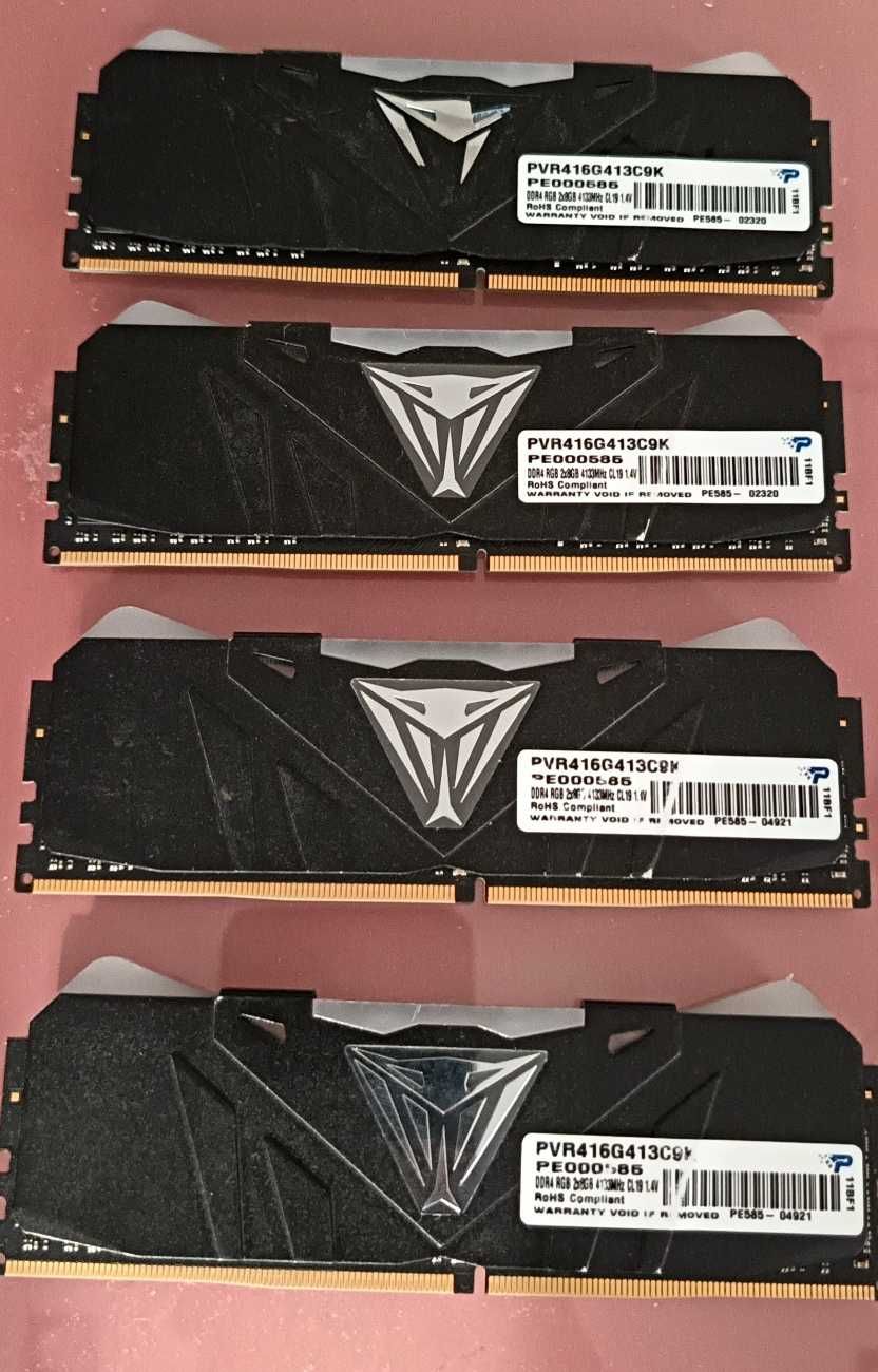 Pamięć RAM Patriot Viper RGB DDR4 4133MHz CL19 Samsung B-Die 32GB