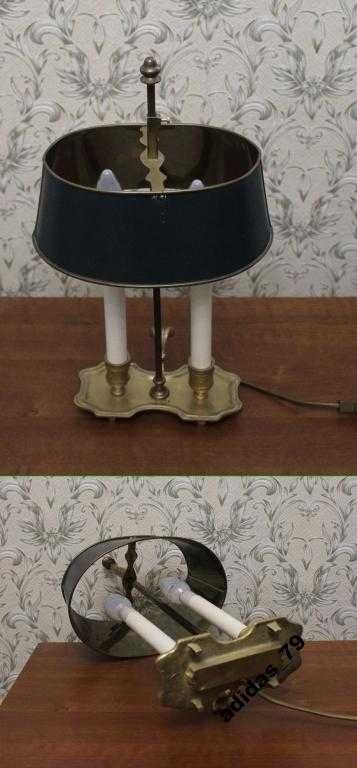Кабинетная бронзовая лампа, 1930-й год