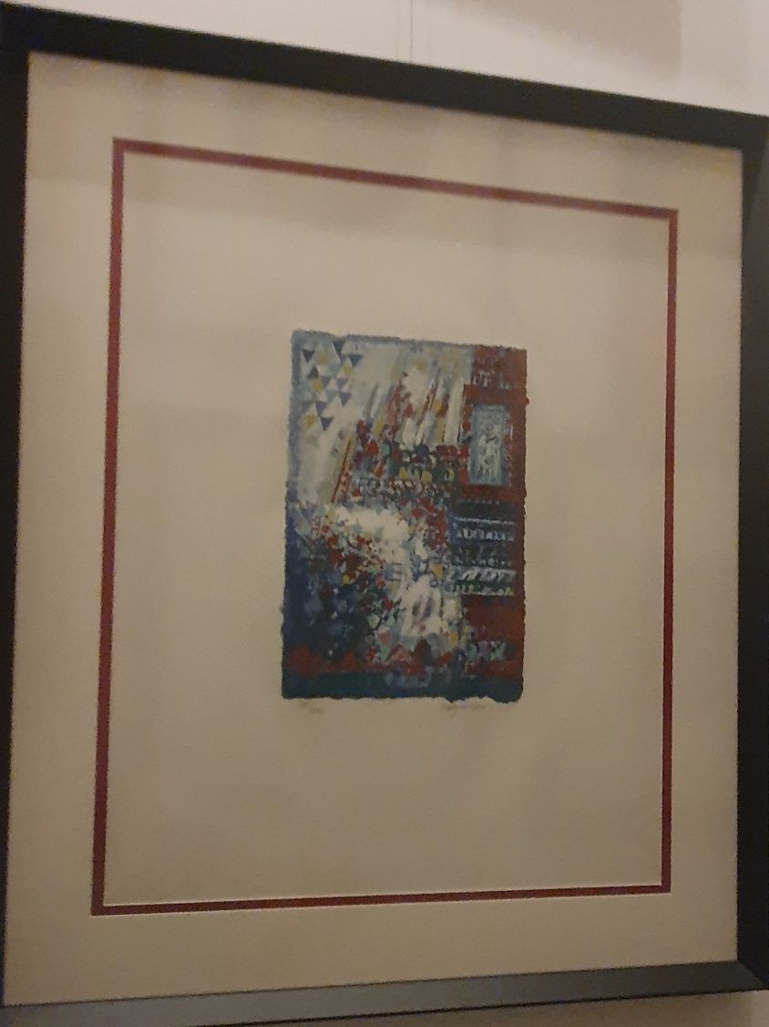 Grande serigrafia de Cargaleiro