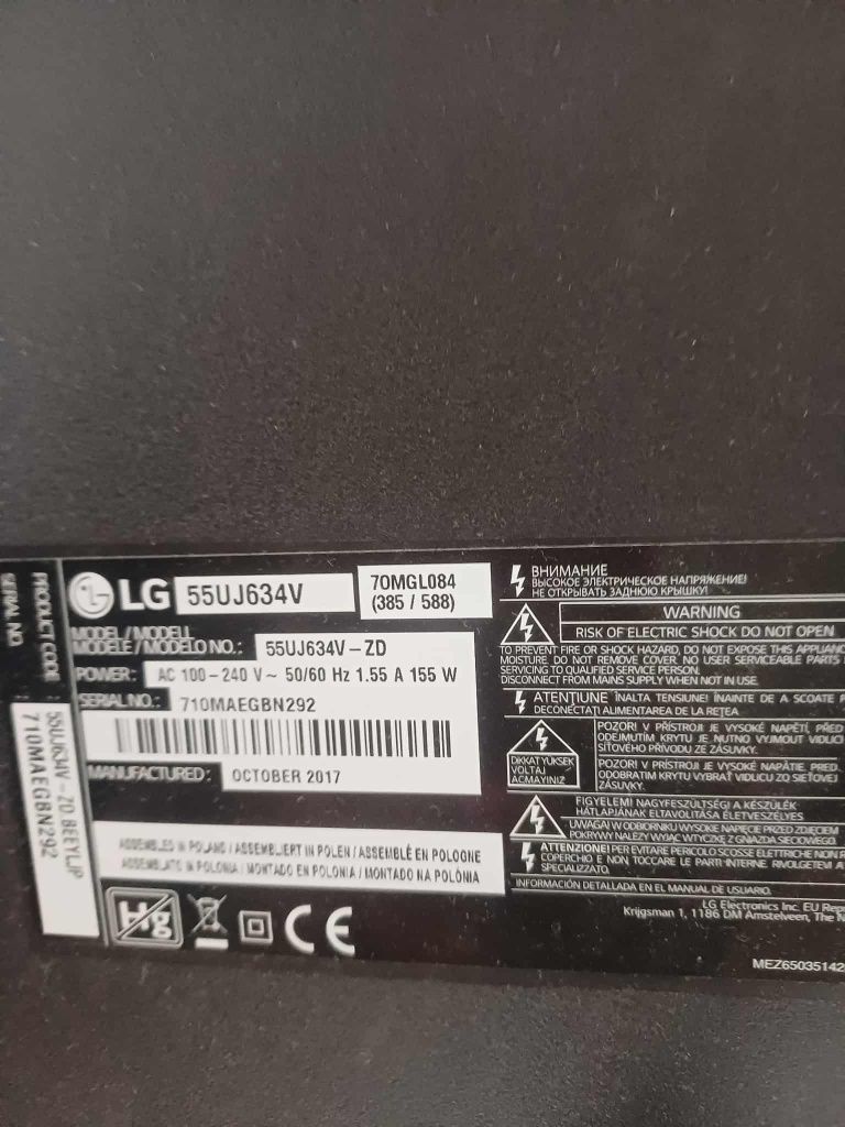 Telewizor LG 55 cali Smart