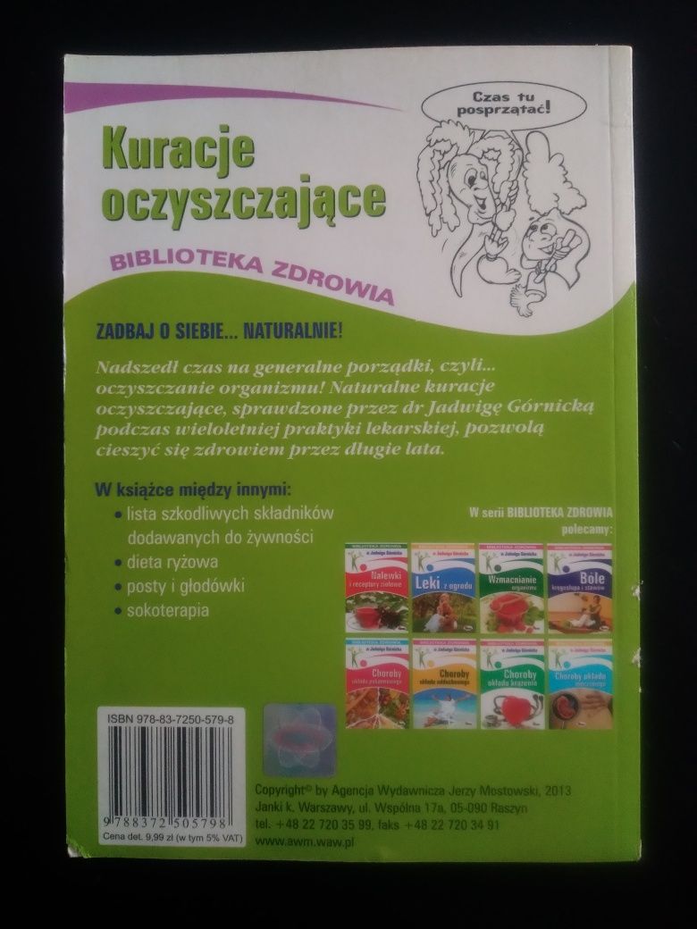 Kuracje oczyszczające- Jadwiga Górnicka