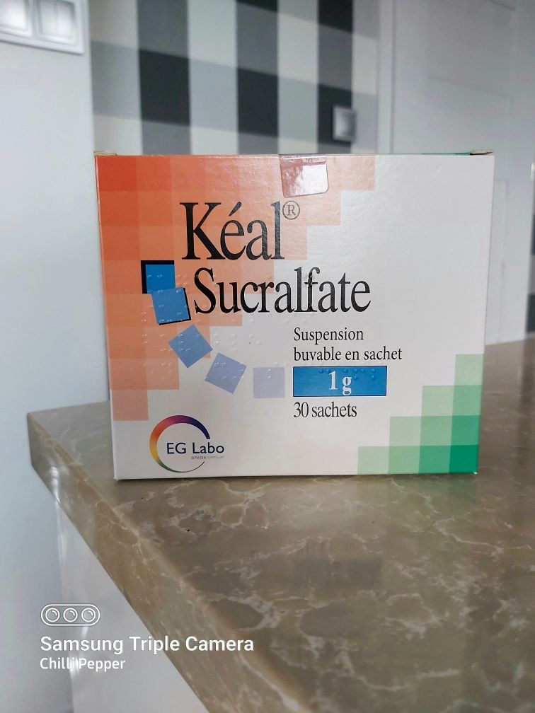 Keal Sucralfate mleczko 30 saszetek 1g refluks