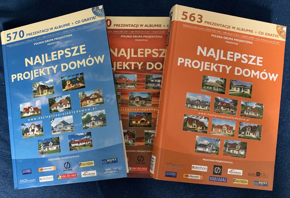 Katalog Najlepsze Projekty Domów 3 sztuki