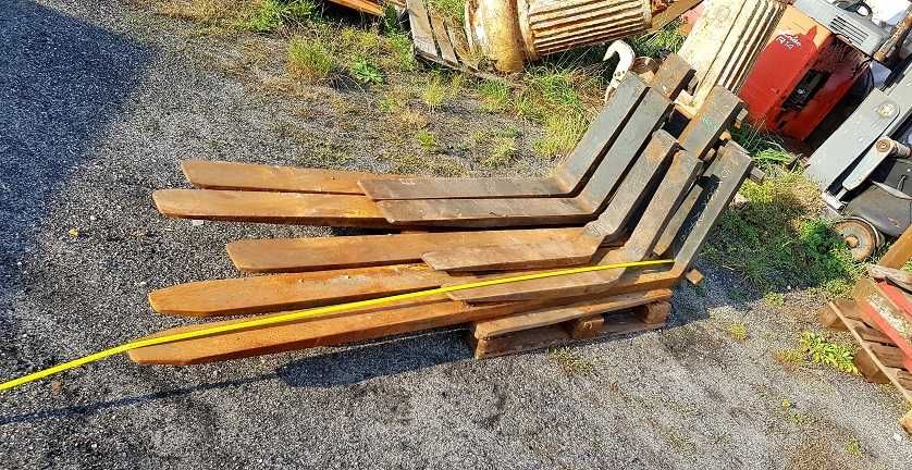 Widły do wózka widłowego palet Linde profilowane skrętne 1,2m kar. 40