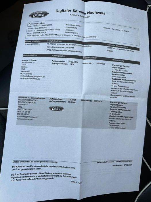 FORD Kuga 2011 4x4 INDIVIDUAL 2.0TDCi PowerShift