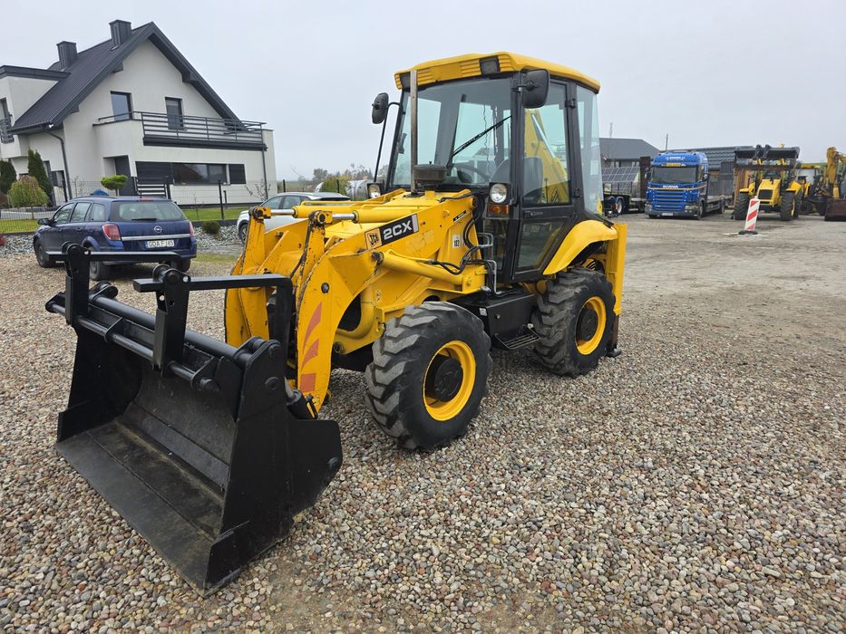 JCB 2CX 4x4 Widły Krokodyl 3 łyżki 3CX Cat Case