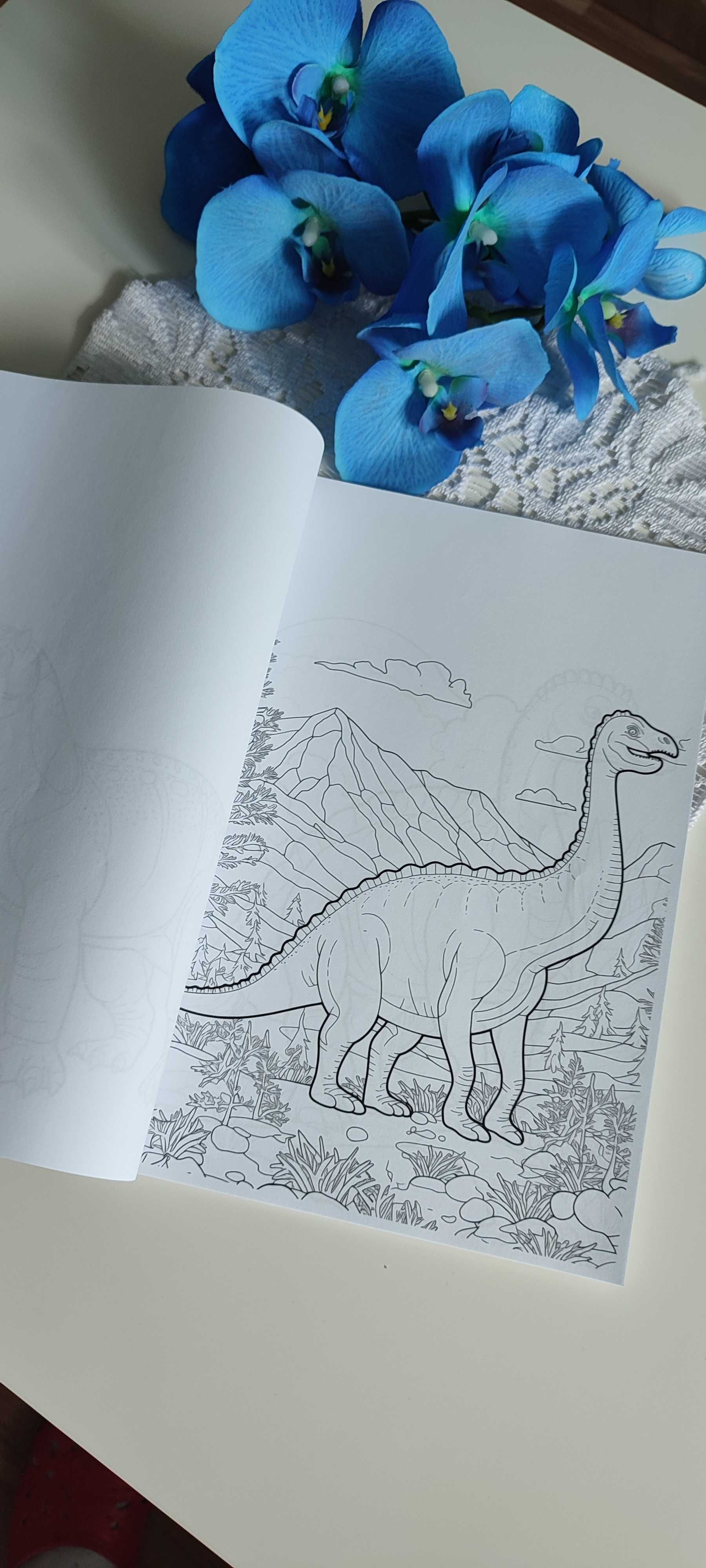 Kolorowanka charytatywna "Świat dinozaurów"