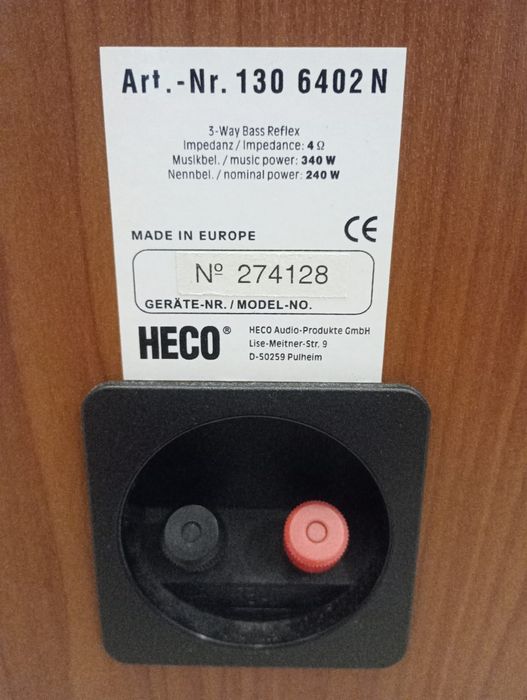 Kolumny głośnikowe HECO 130