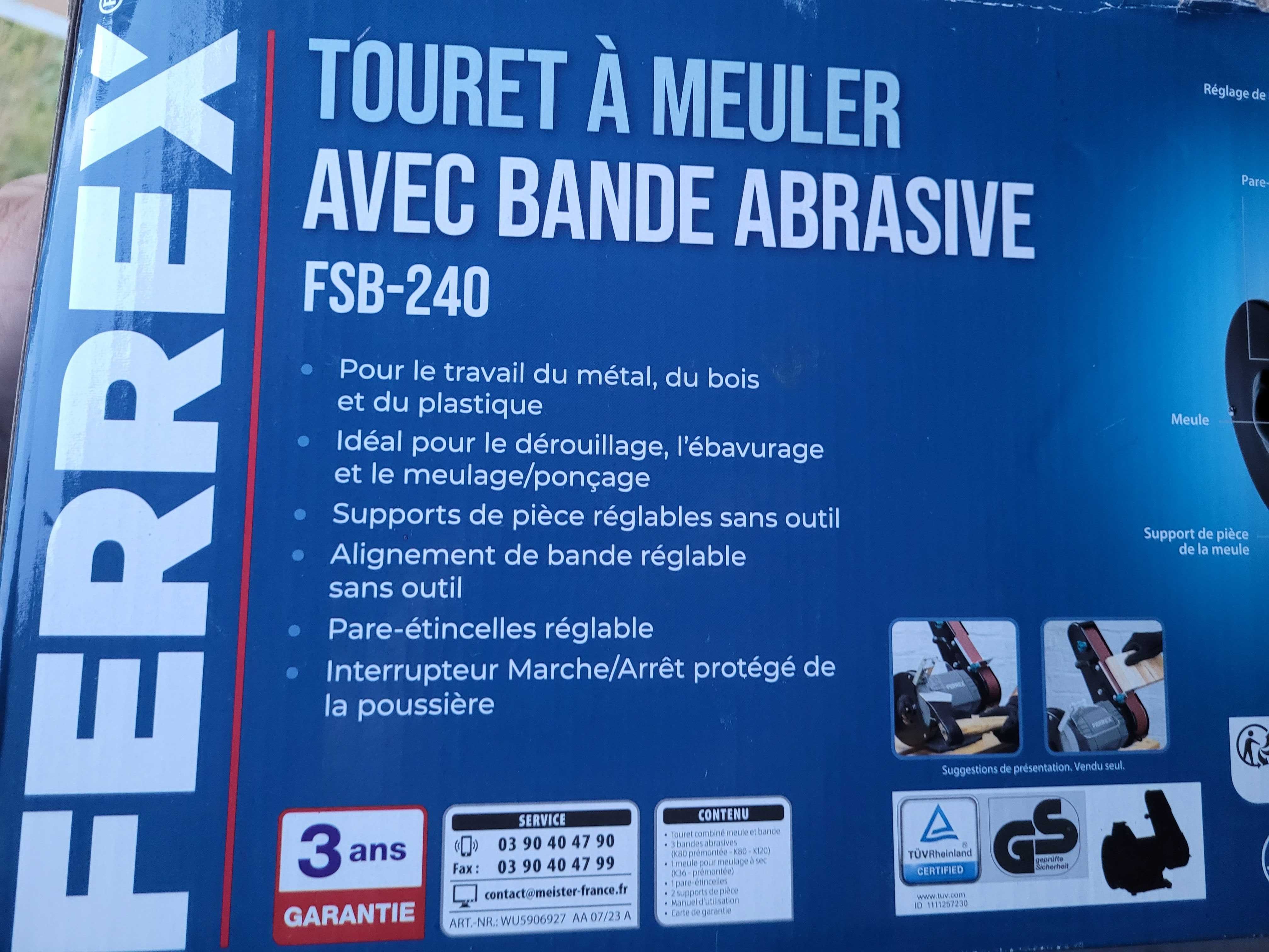 Szlifierka sołowa taśmowa ferrex