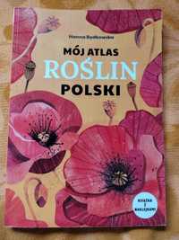 Mój atlas roślin polski książka z naklejkami