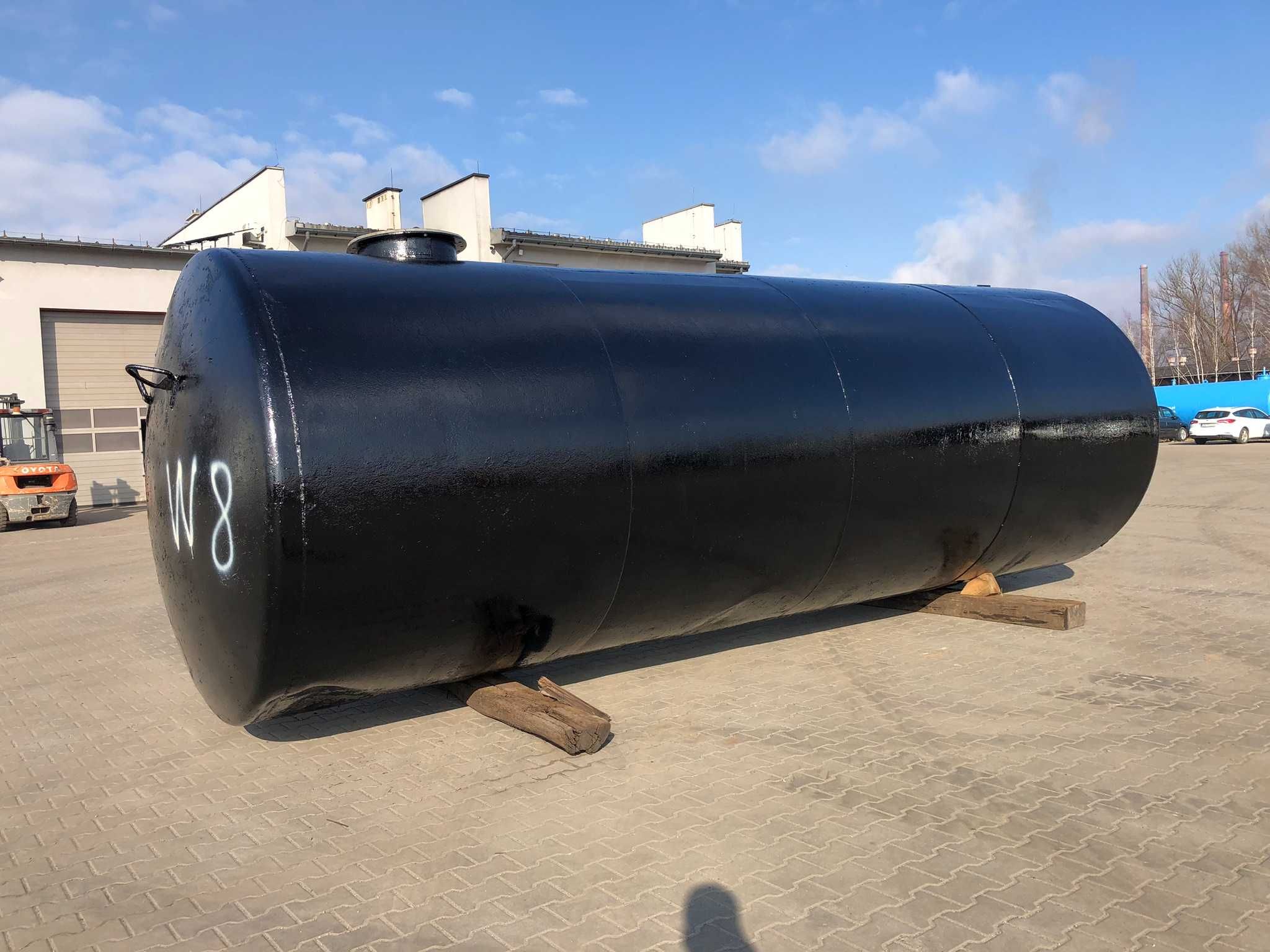 Zbiornik stalowy 35m3- 35000- 35 000l- kolejowy woda p.poż, ścieki itp