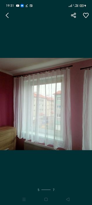 Firany kolor biały , cienki, mleczny wymiary około 160 cm x 300 cm