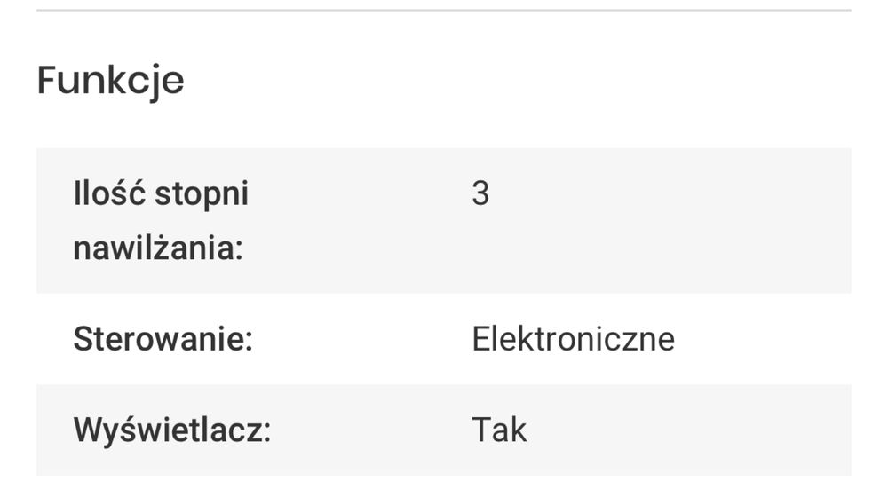 Nawilzacz powietrza airsonic hb UH2021DBL z jonizacja