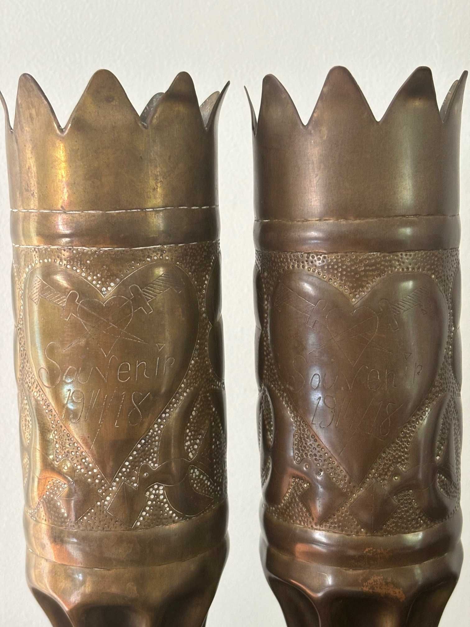 Troféu de 1914/1918 Conjunto decorativo peculiar em cobre