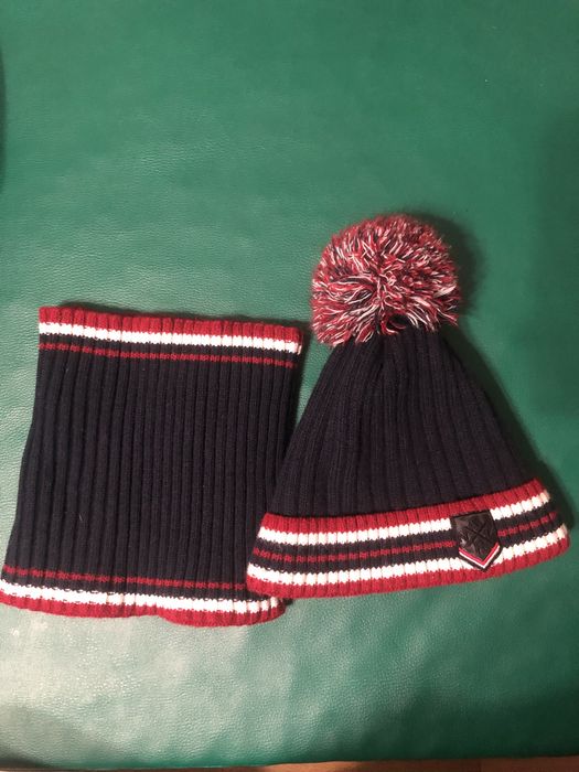 Шапка на флісі з хомутом