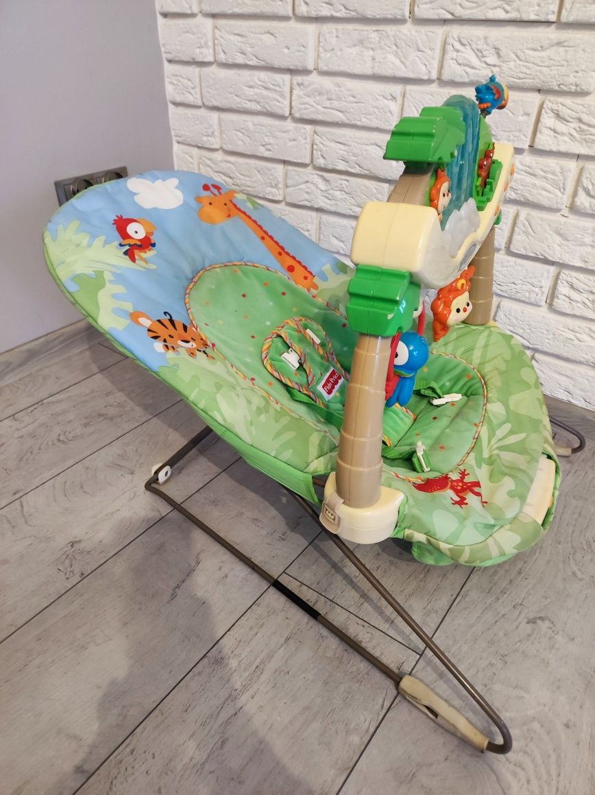 Leżaczek Bujaczek Fisher Price Rain Forest