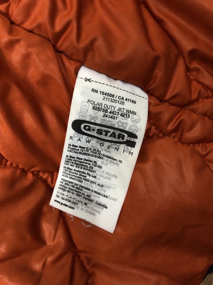 G-Star Raw Polar Duty Jacket roz. S damska parka zimowa płaszcz