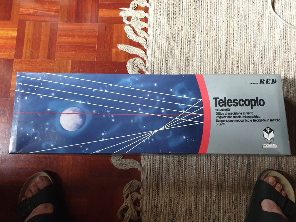 Telescópio para criança! Década de 80! Made in Italy!