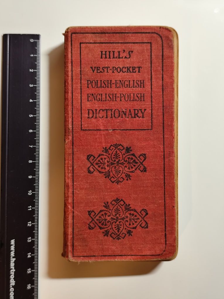 Hill's Vest-Pocket Polish-English English-Polish Dictionary wyd. 1916