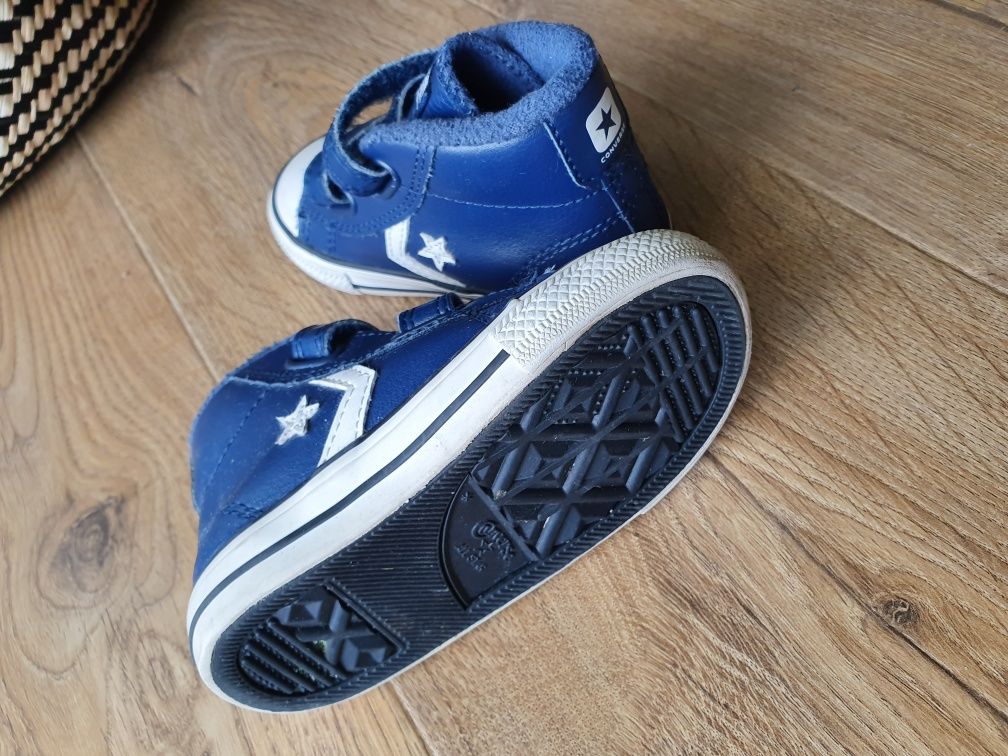 Buty trampki granatowe Converse 22 wkładka 14cm ocieplina