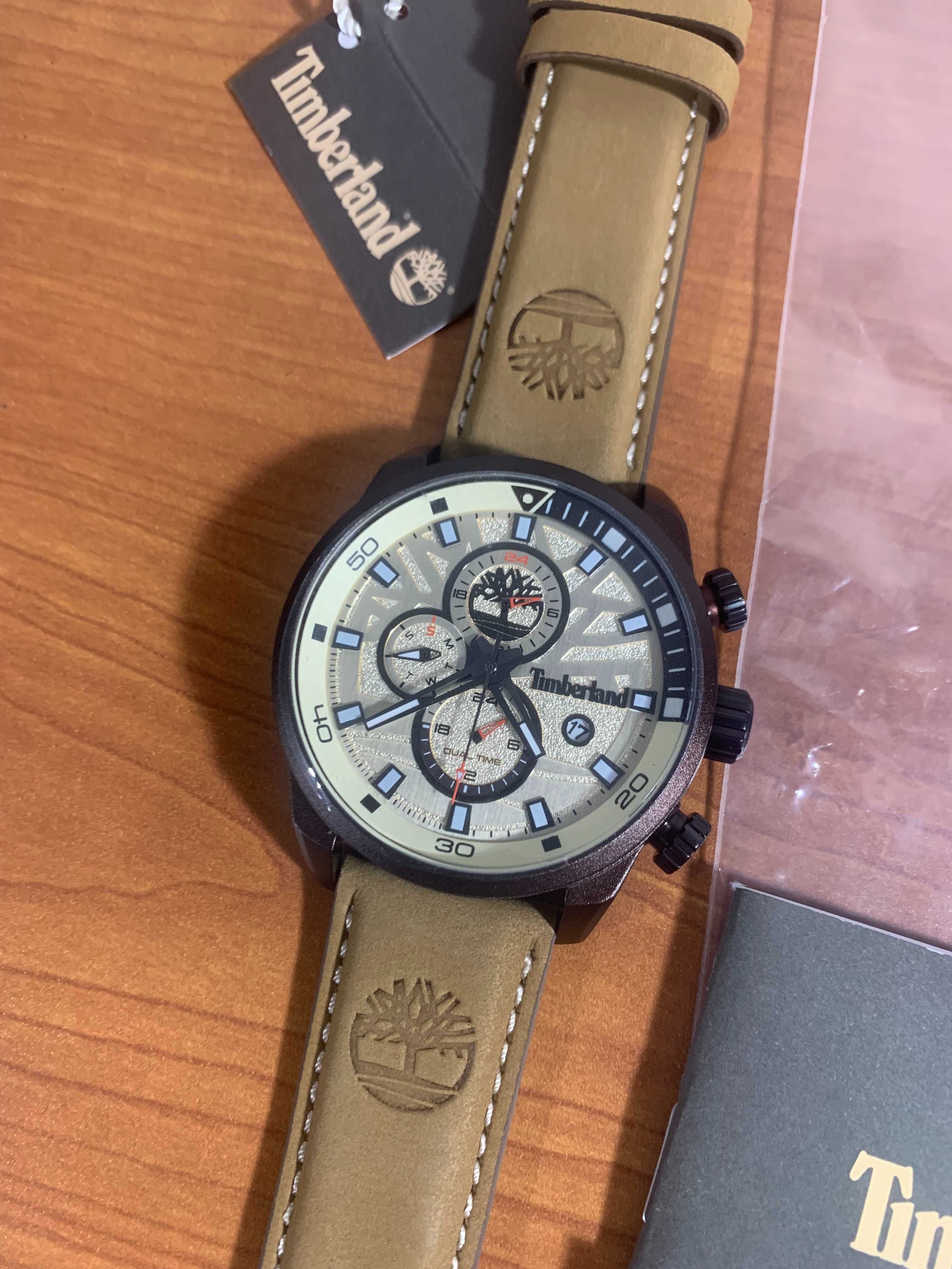 Relógio Timberland Castanho & Bege
