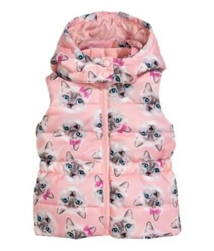 H&M kamizelka bezrękawnik kotki 122