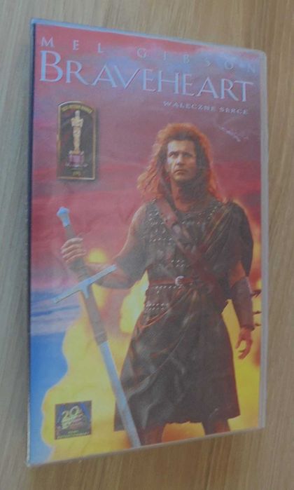 Braveheart Waleczne serce  Mel Gibson VHS