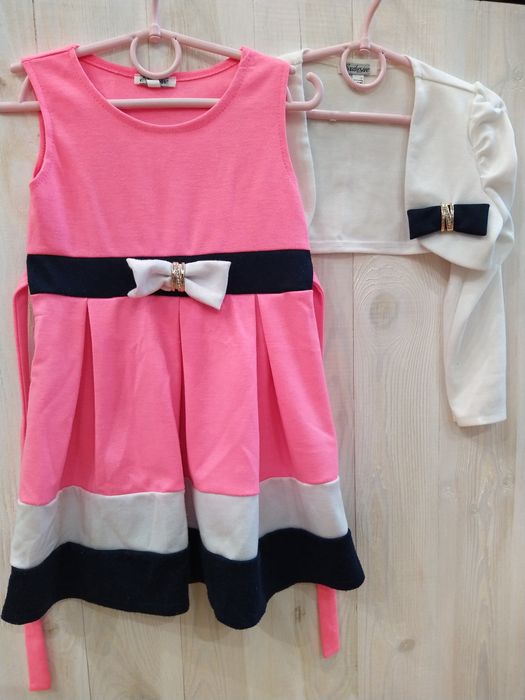 Нарядні комплекти (плаття+болеро) 86, 122 р