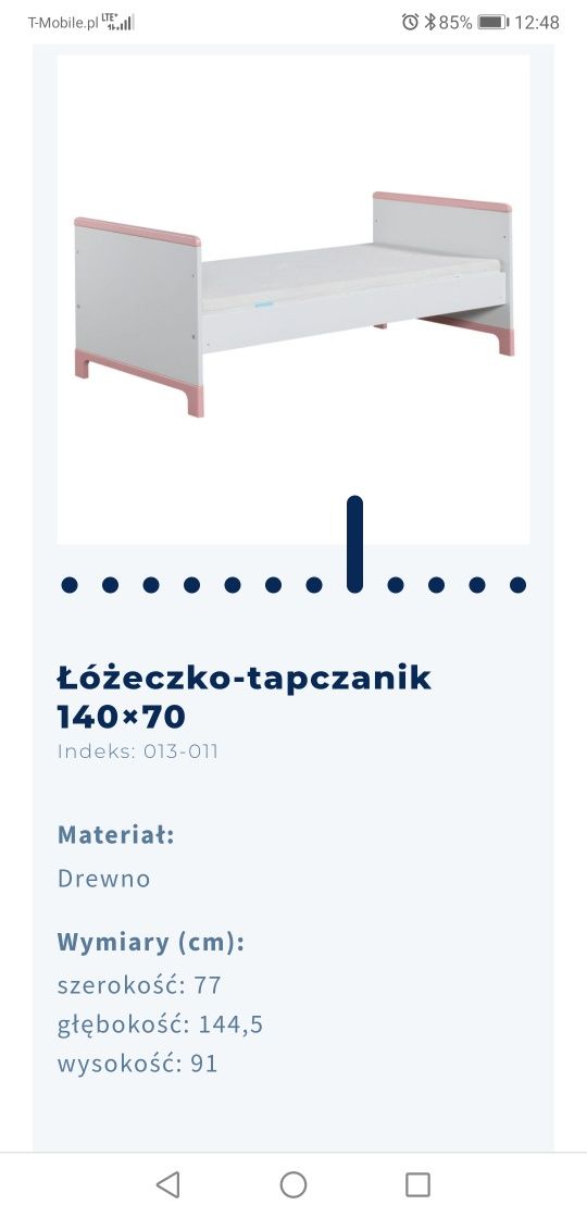 Łóżeczko Pinio Mini