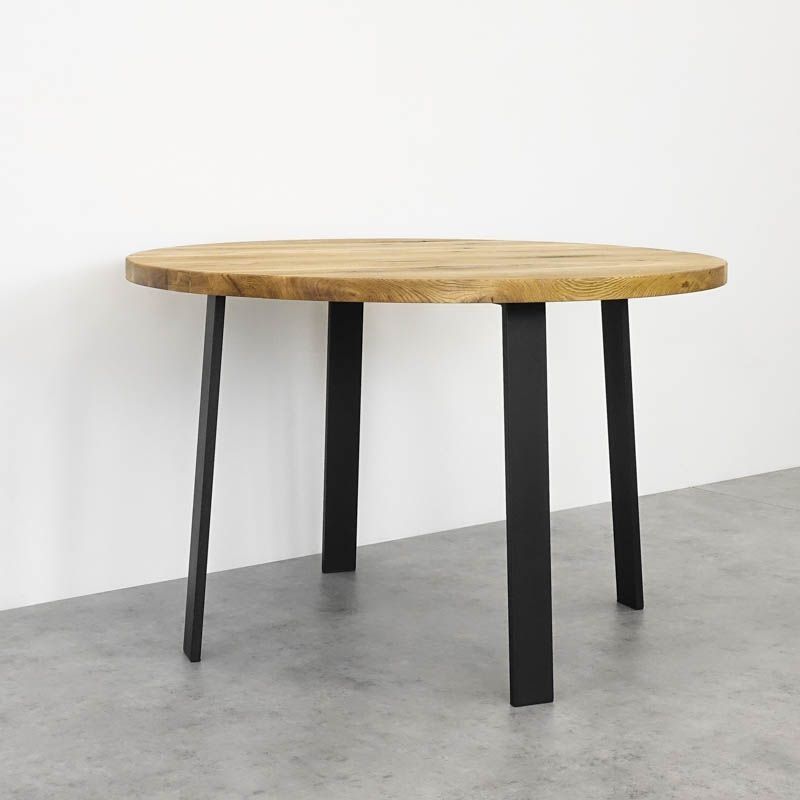 Stół okrągły w loftowym stylu 80 cm