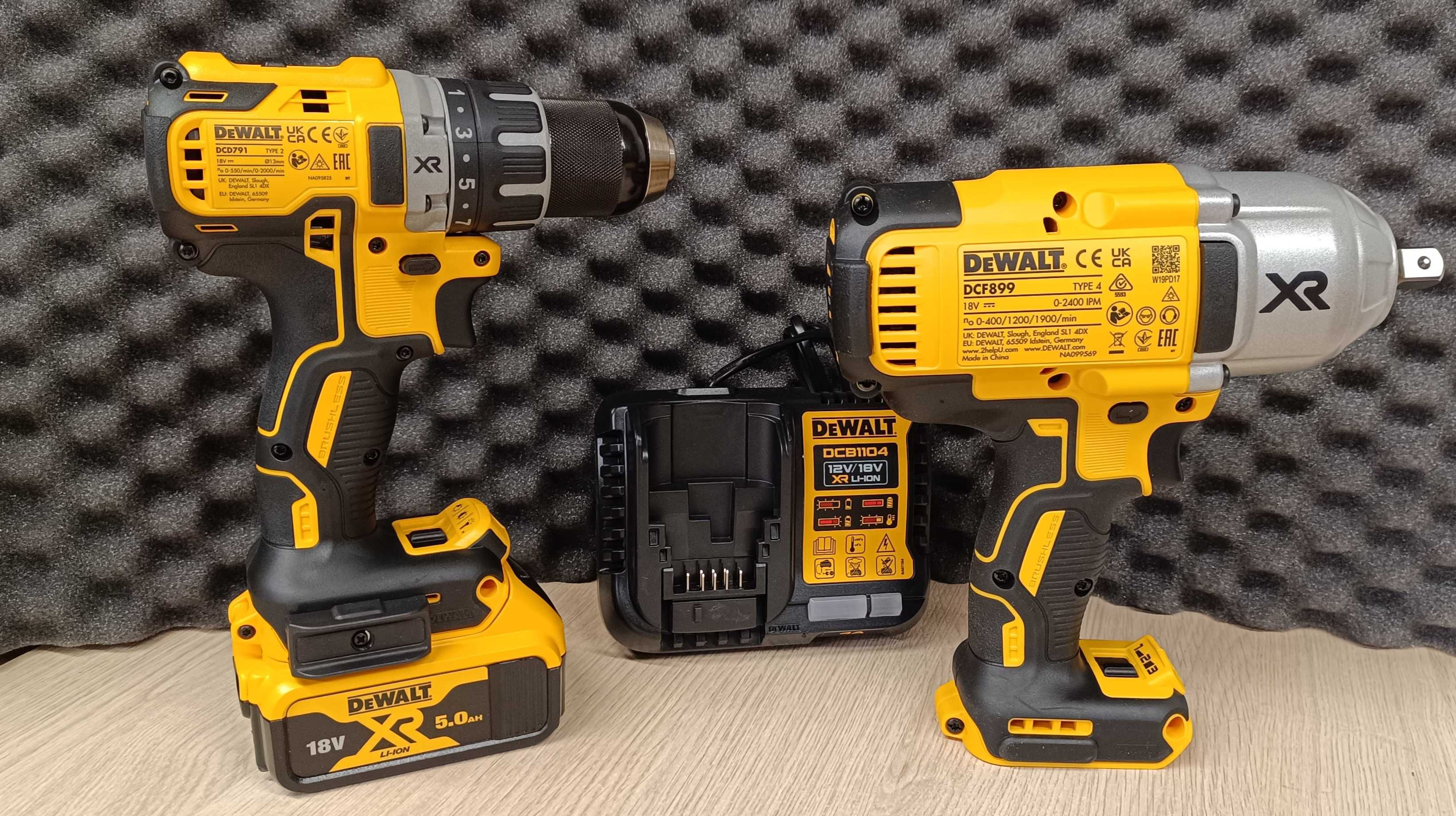 Zestaw Dewalt Klucz Udarowy DCF899N 1625NM Wkrętarka DCD791 1 x5Ah