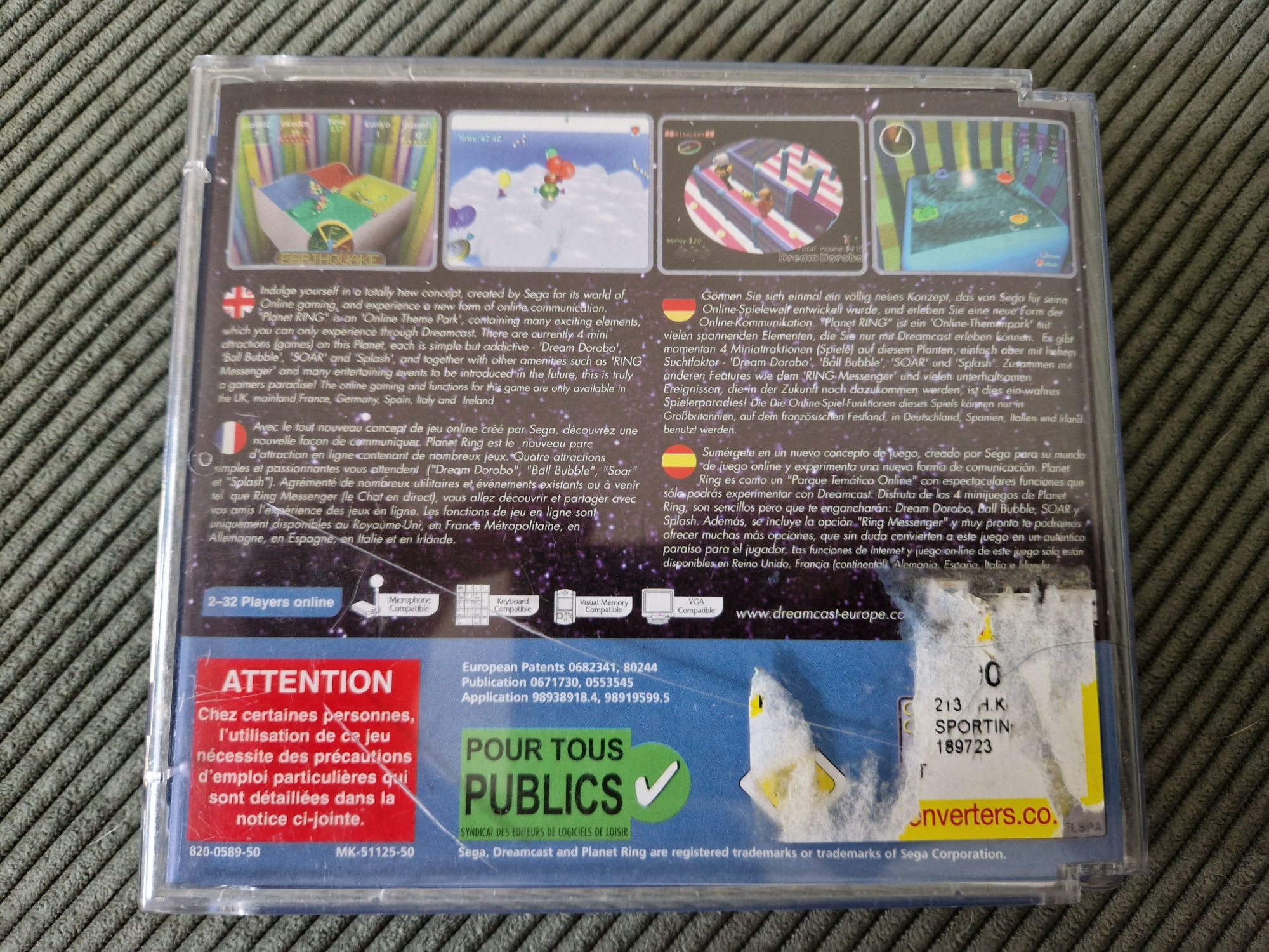 Planet Ring - Sega Dreamcast Gra
