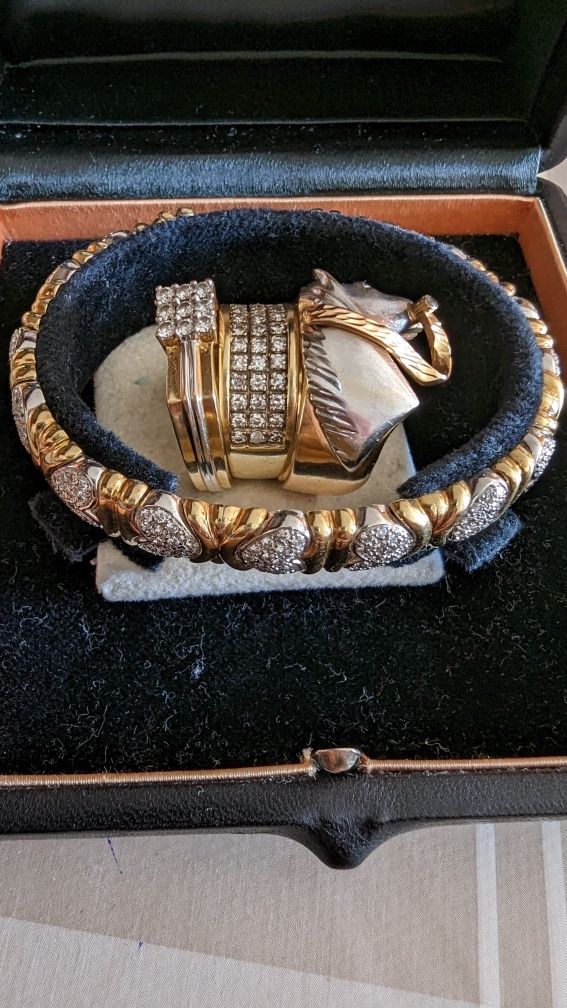Troco ou vendo Jóia de alto patamar em ouro branco amarelo e Diamantes