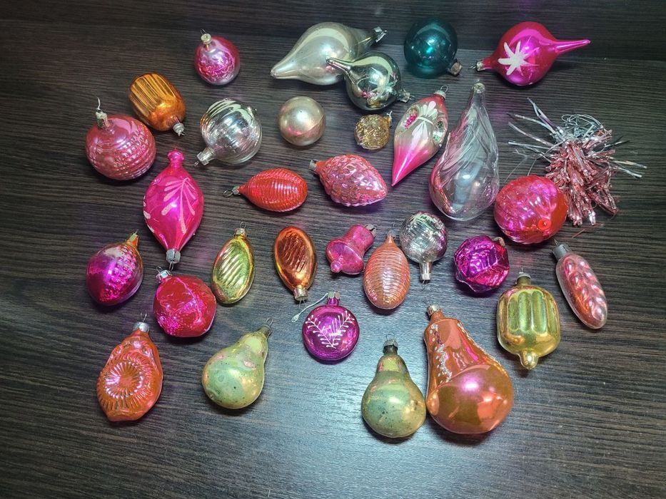 Новогодние ёлочные игрушки ссср