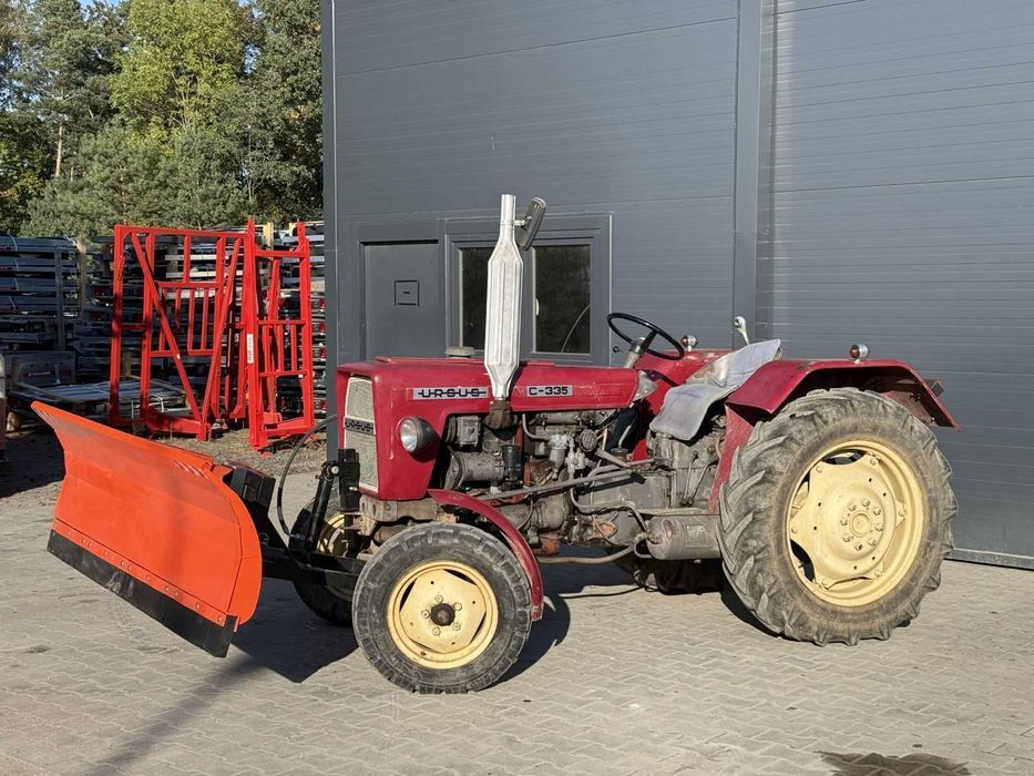 Pług na przód ciągnika C-330 C-360 – pług do śniegu odśnieżania spych