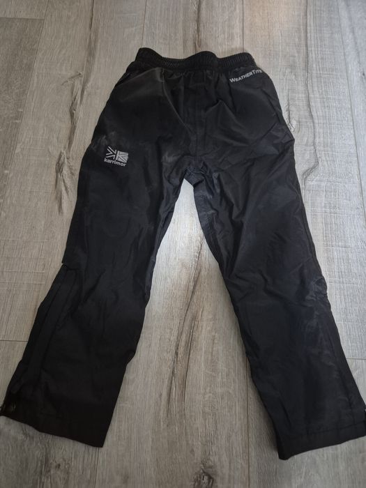 Spodnie na deszcz, w srodku materiał, Karrimor, rozmiar 98/104