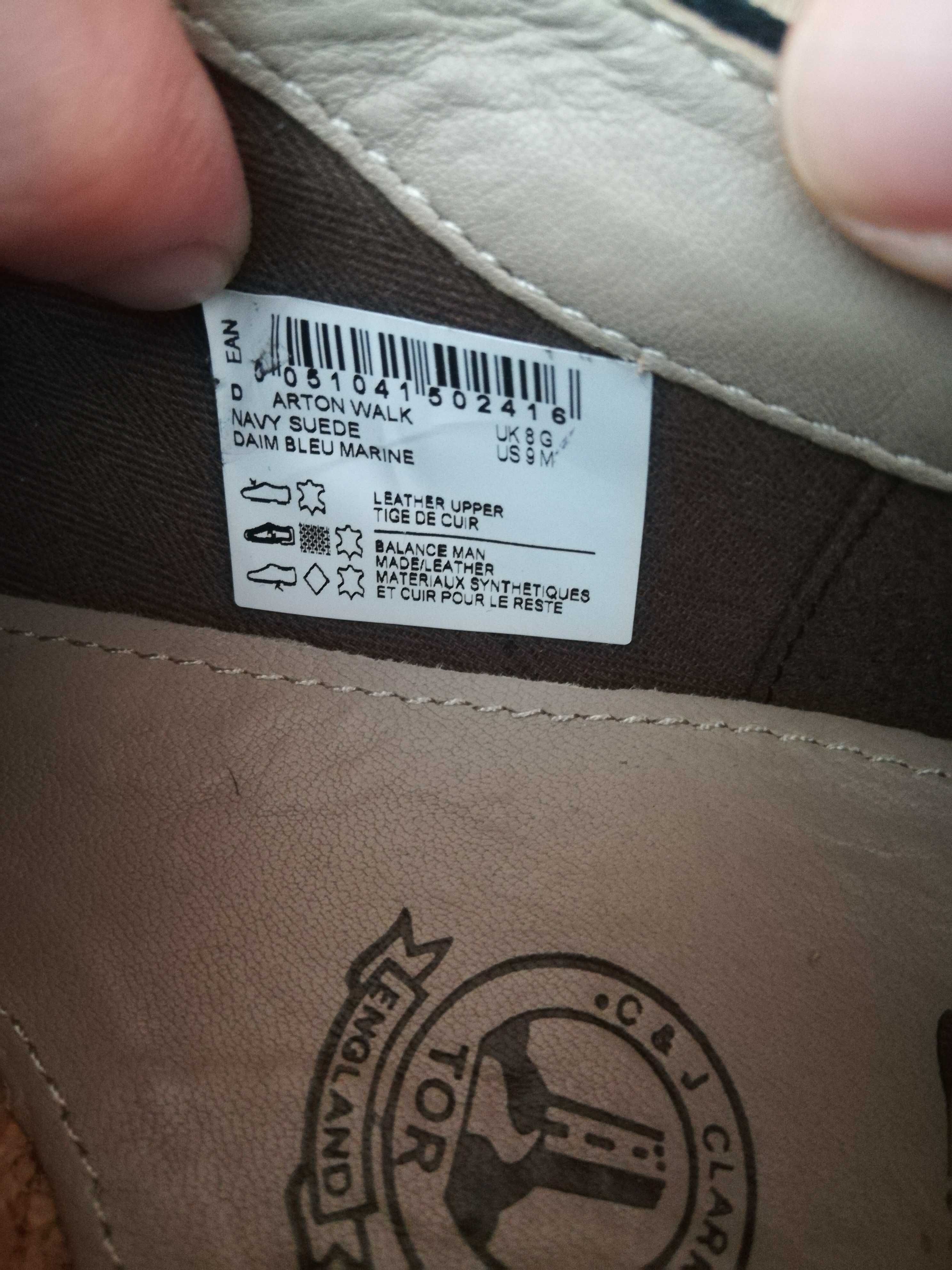 Туфлі Clarks замшеві оригінал.