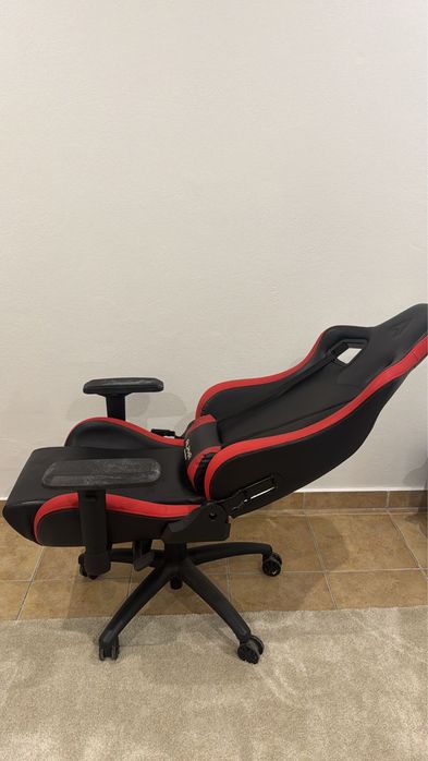 Cadeira Gaming Alpha Gamer Agatena-Atena - Preto/Vermelho