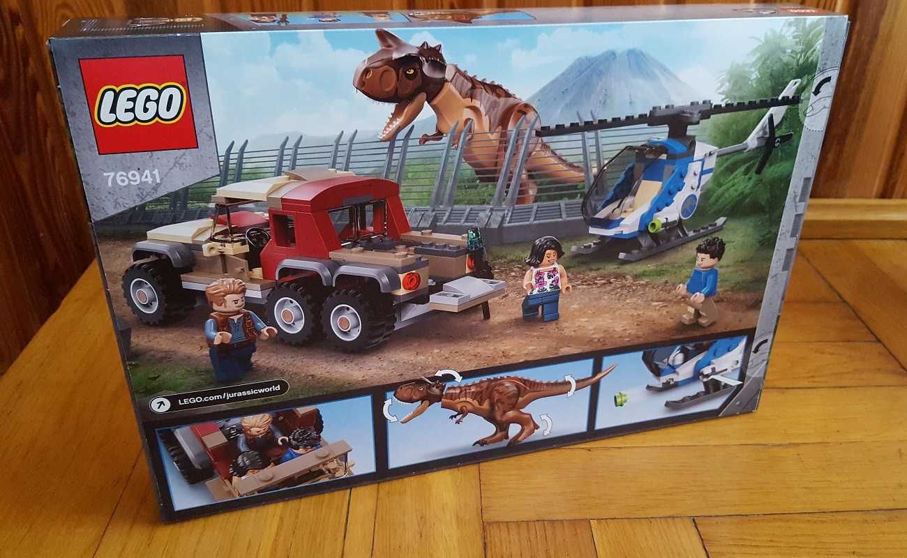 LEGO 76941 Jurassic World Pościg za karnotaurem - NOWE Wrocław !!!