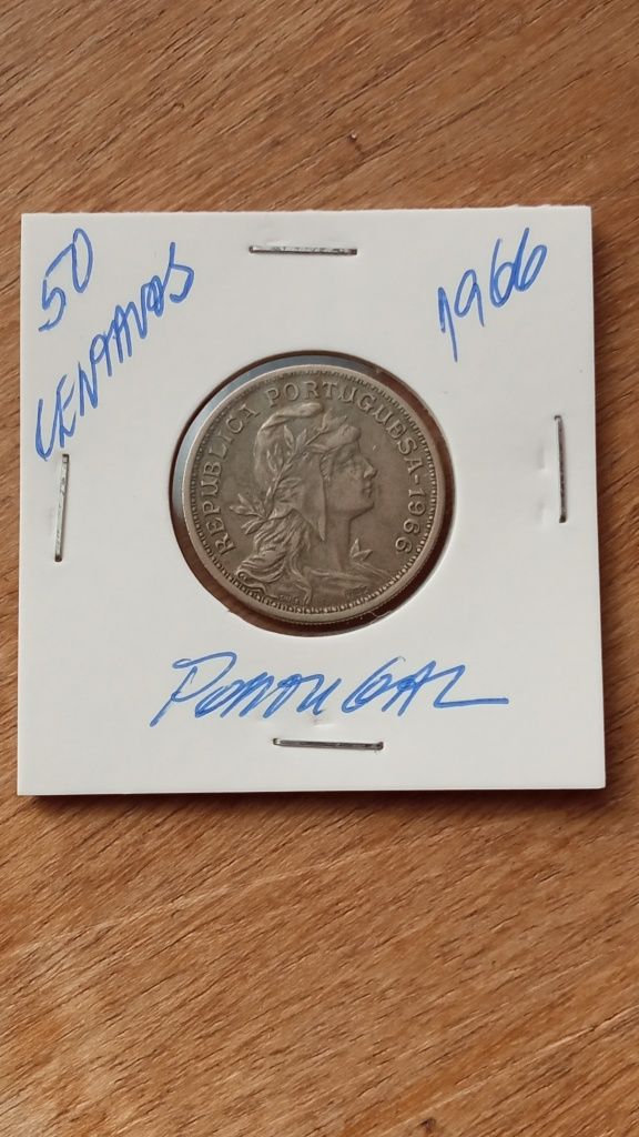 Moeda de 50 centavos de 1966