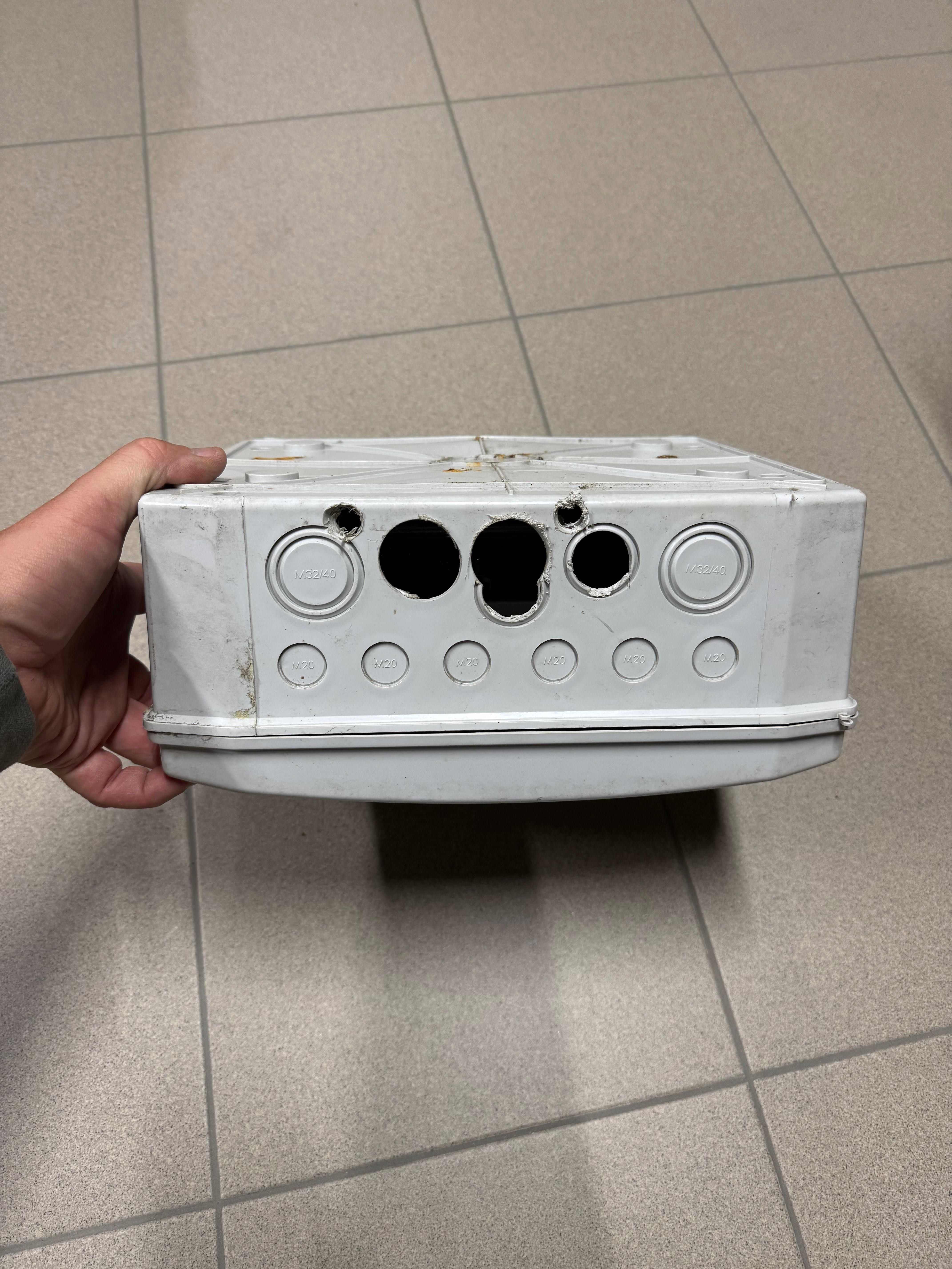 Щит зовнішній Бокс пластиковий ETI ECH-12PT на 12 модулів IP65