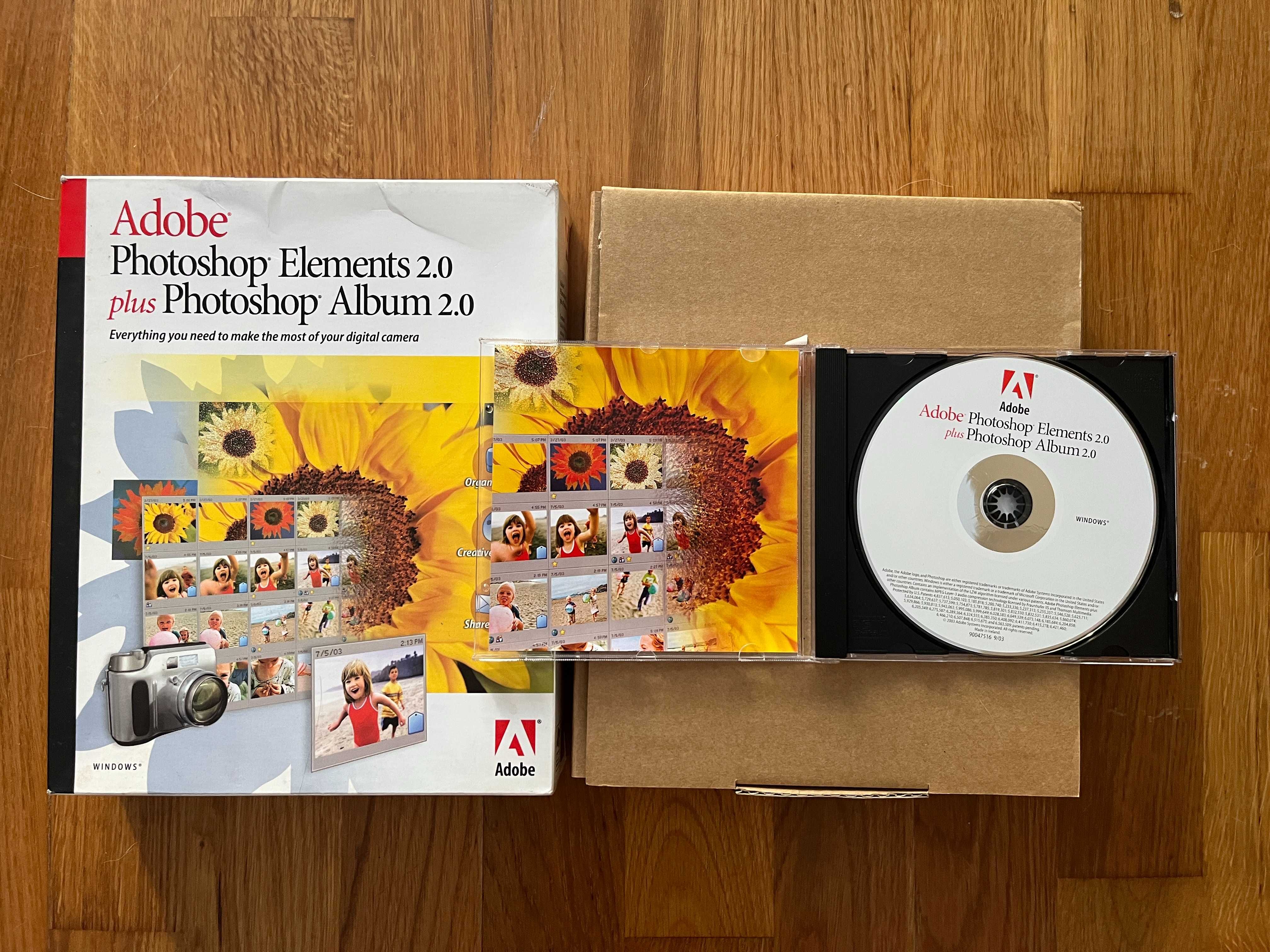 CD - Adobe Photoshop Elements 2.0 plus Photoshop Album 2.0