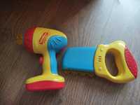 Zabawki elektoniczne- piła i wiertarka dla maluchów