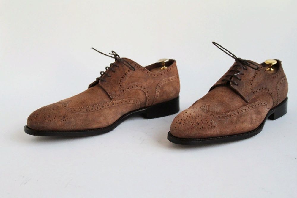 кожаные классические броги туфли оксфорды Prime Shoe размер 44-45