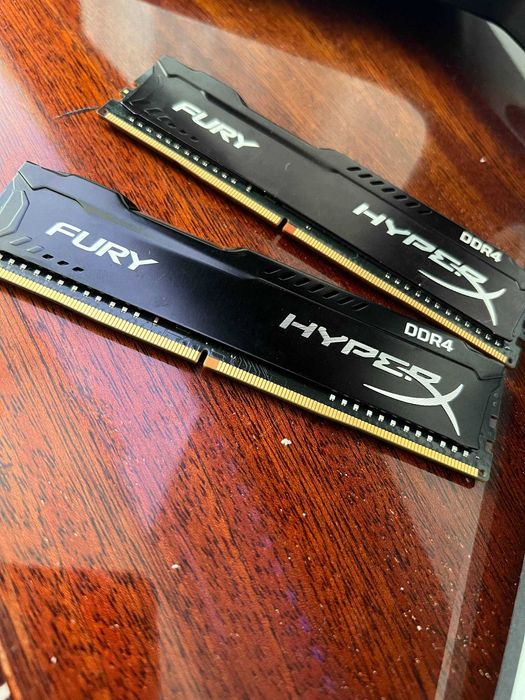 Fury HyperX 32 GB (2x16GB) DDR4 3200 MHz Fury Black (HX432C16FB3K2/32)