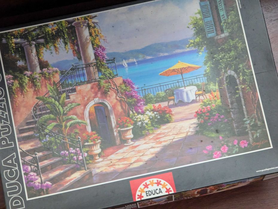 Puzzle Educa 3000 Peças - Tuscan Terrace (Novo, Nunca Montado)